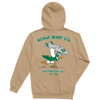 For The Birds Boys Vintage Washed Hoodie in Pigment Sandstone