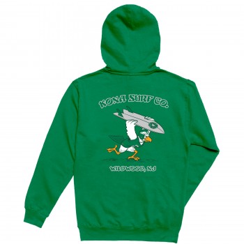 For The Birds Boys Pullover Hoodie in Irish Green 