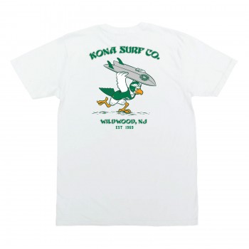 For The Birds Mens T-Shirt in White
