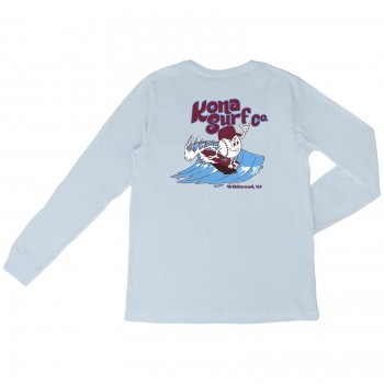For The Phils Mens Long Sleeve Shirt in Baby Blue